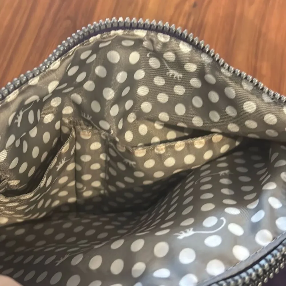 Kipling purple multi pocket Crossbody bag nylon